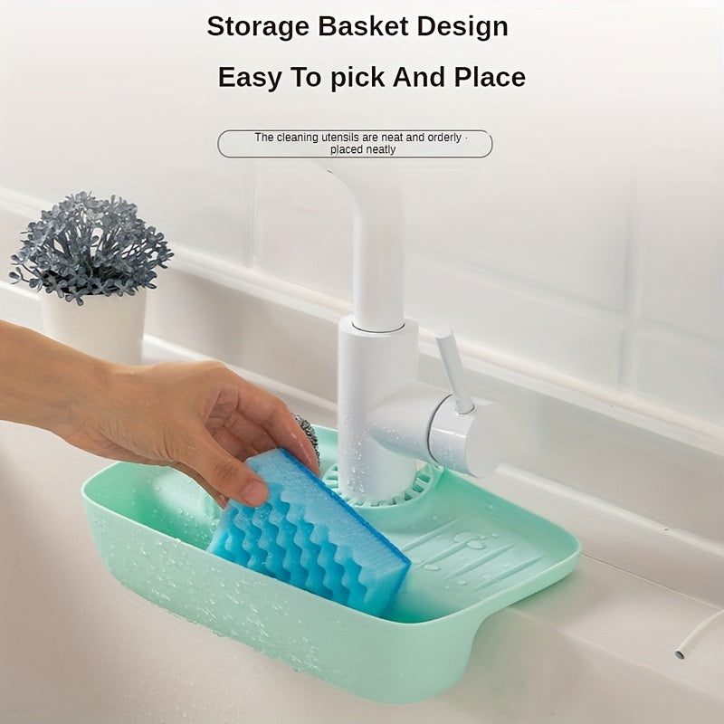 Faucet Splash Proof Drain Rack Sink Water Collecting Pad Non Slip Counter Pad