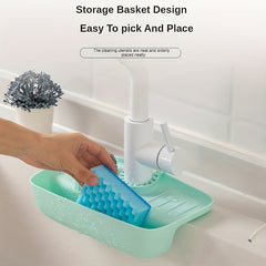Faucet Splash Proof Drain Rack Sink Water Collecting Pad Non Slip Counter Pad