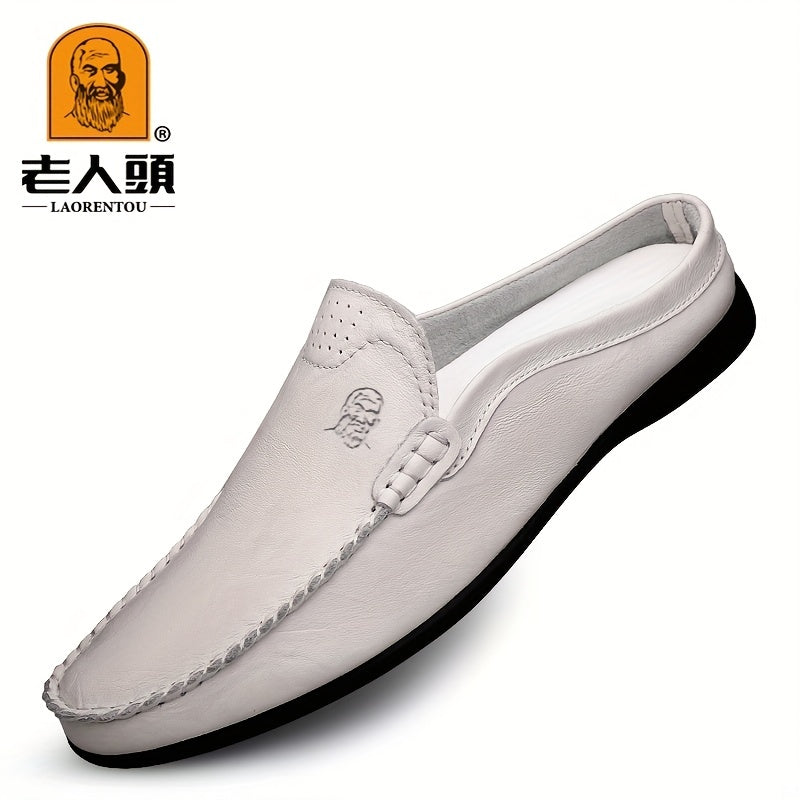 Men's Moc Toe Slip on Mules Casual Walking Slippers