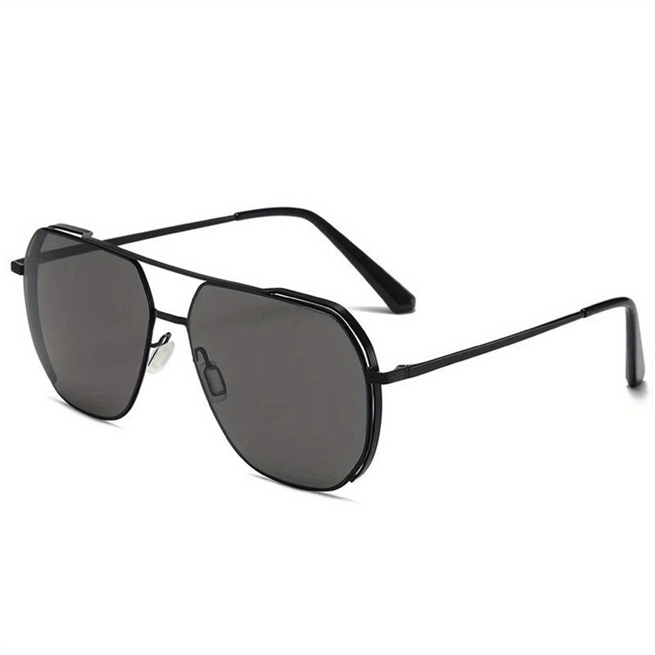 Photochromic Double Bridge Aviator Sunglasses for Men Women UV400