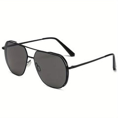 Photochromic Double Bridge Aviator Sunglasses for Men Women UV400