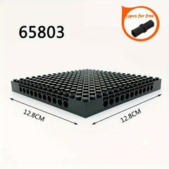 11pc Building Blocks Set with 10 Pins & Mosaic Pop Pixel Painting Base Plate