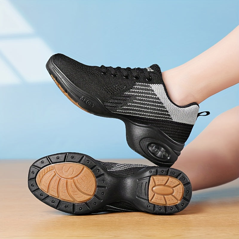 Women's Breathable Mesh Dance Shoes with Air Cushion