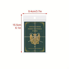 30 Sheets Retro English Journal Diary DIY Material Paper
