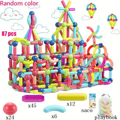 Magnetic Building Blocks Set for Kids - Educational Toy Gift
