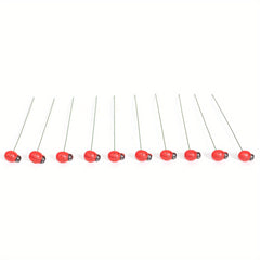 10pcs Wooden Ladybug Garden Decorations Bionic Ladybug Wall Decor