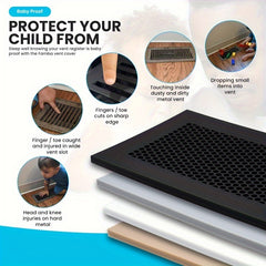 2pcs Silicone Floor Vent Cover Safety Floor Vent Cover