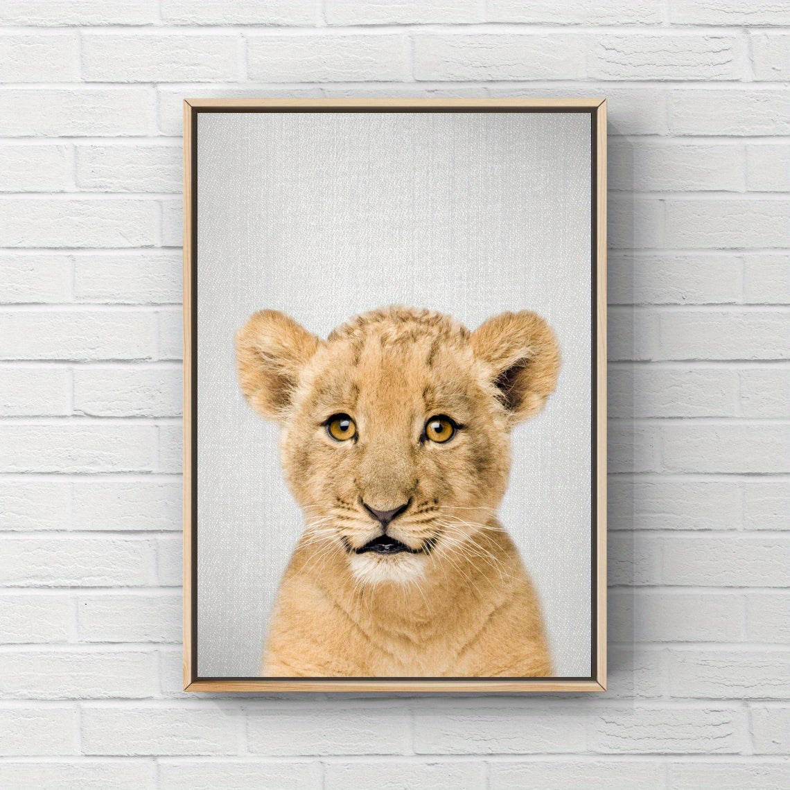 Baby Animals Portrait Posters for Room Decor