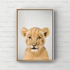 Baby Animals Portrait Posters for Room Decor