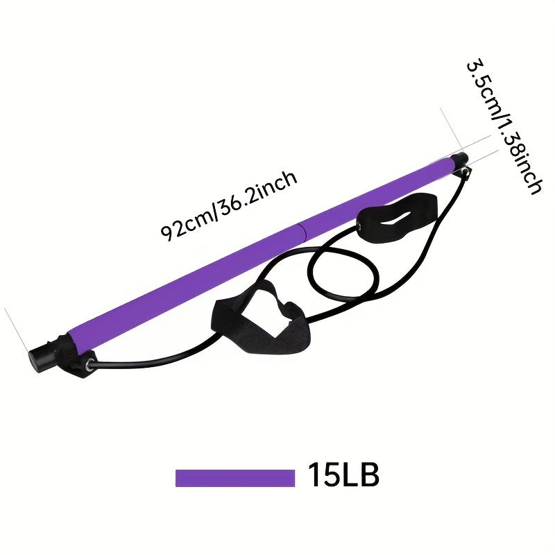 Purple Pilates Tension Band for Body Shaping