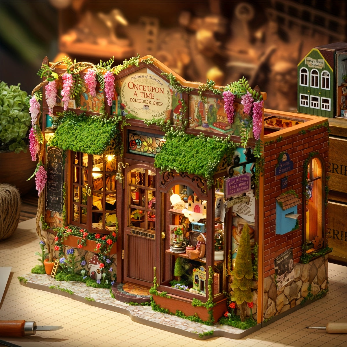 3D Fairy Tale Kingdom House Model DIY Building Scene