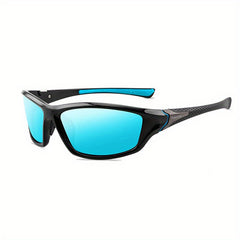 Men's Square Frame Polarized Sunglasses UV 400 Protection