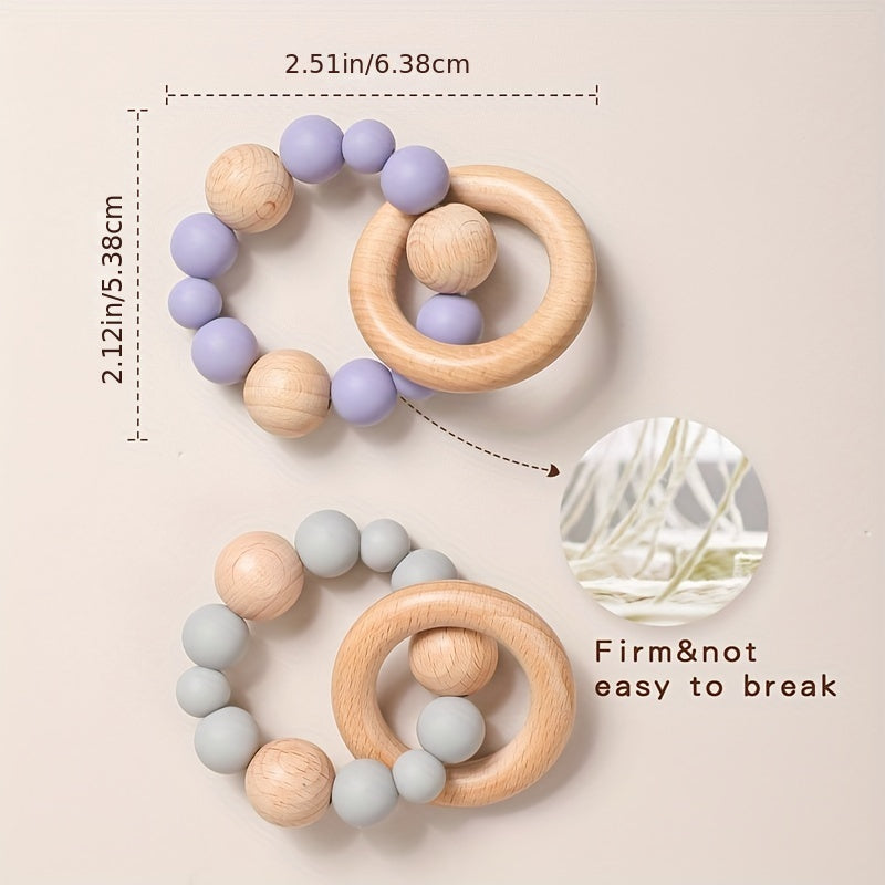Baby Chewable Teether Bracelet Teething Toy