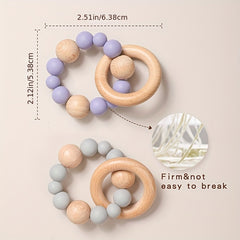 Baby Chewable Teether Bracelet Teething Toy