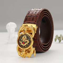 Men's Dragon Buckle Belt - Husband Boyfriends Gift