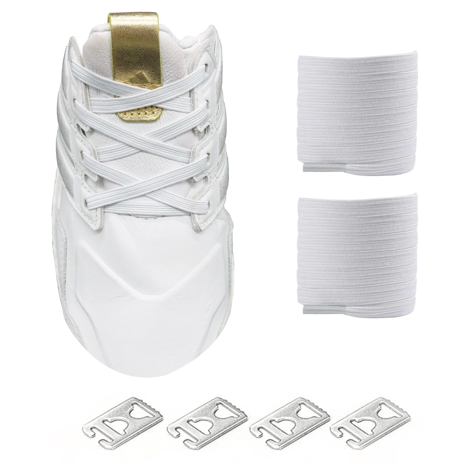Elastic No Tie Shoelaces System for Adult and Kids Shoes