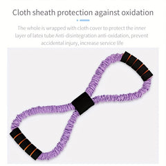 8 Shaped Yoga Resistance Tension Rope for Home Fitness