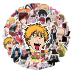 50pcs Cartoon Anime Waterproof Decorative Stickers for Luggage Laptop Phone
