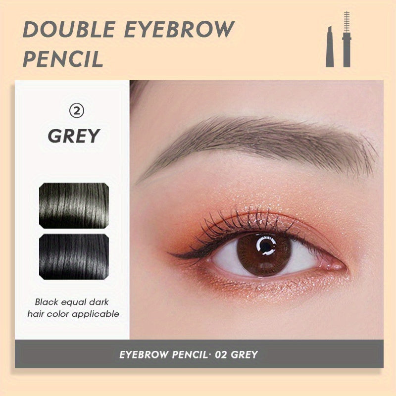 Waterproof Eyebrow Pencil & Spoolie Brush Long Wear Professional Styling