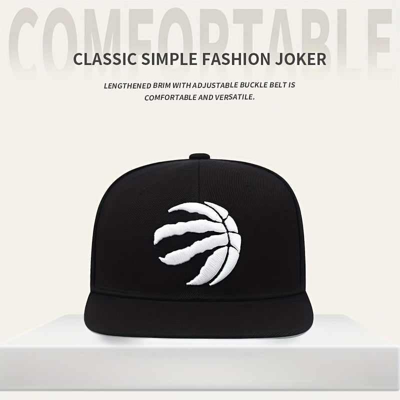 Unisex Breathable Adjustable Baseball Cap with Letter Embroidery