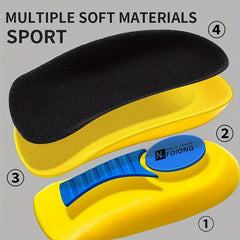 Sports Shock Absorption Insoles High Elastic Deodorant Comfortable