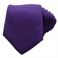 Solid Color Formal Necktie For Men - Party Tie