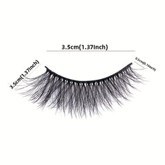 10 Pairs 3D Mink Cat Eye Style Lashes - 13mm