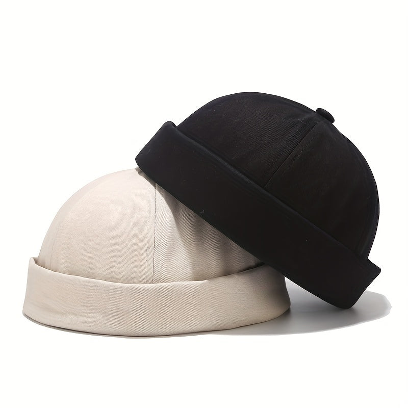 Vintage Hip hop Hat Unisex Melon Skin Street Cap for Spring Summer