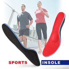 Orthotic Arch Support Insoles for Flat Feet Plantar Fasciitis - Men and Women