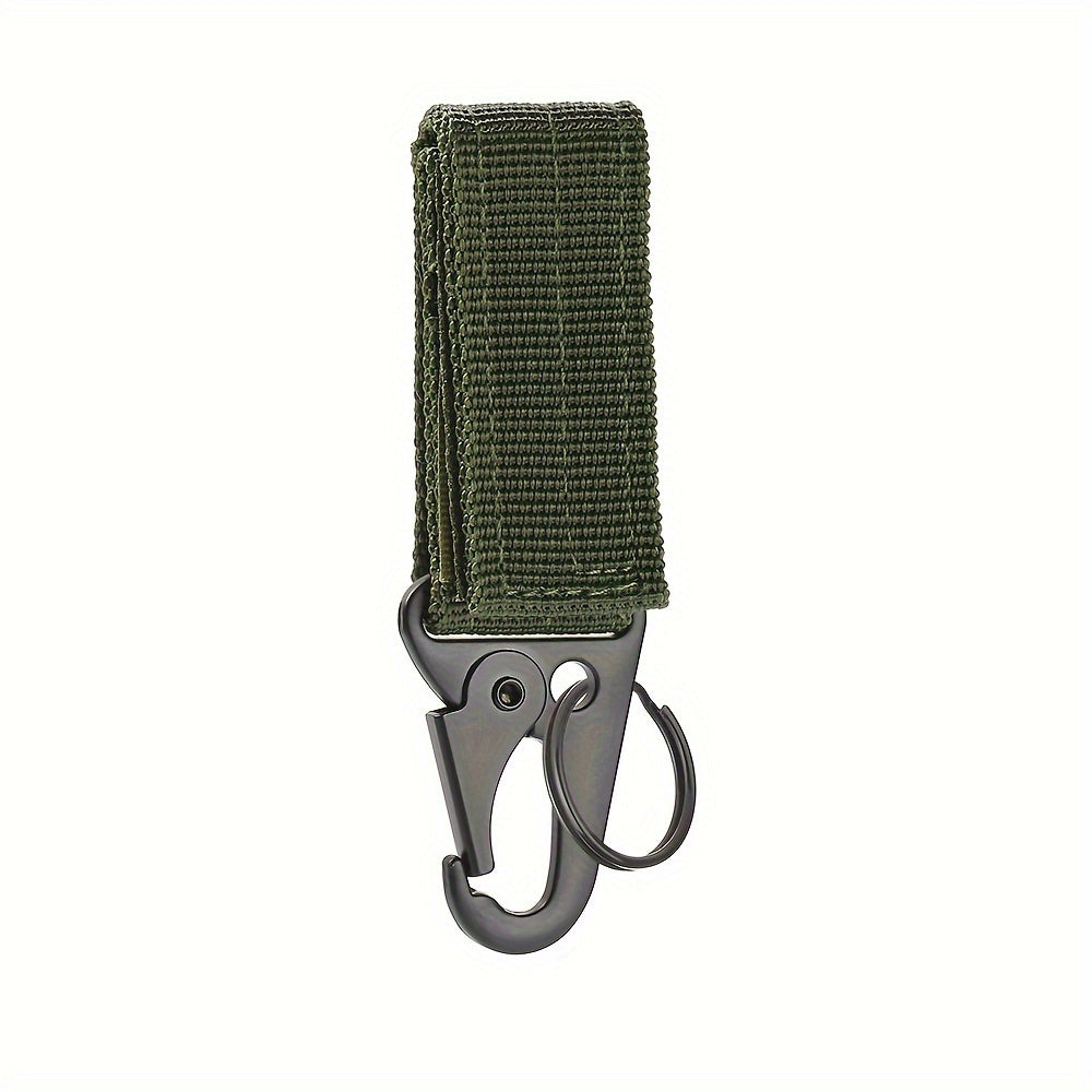 Outdoor Mountaineering Buckle w/ Nylon Strap Keychain
