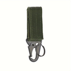 Outdoor Mountaineering Buckle w/ Nylon Strap Keychain