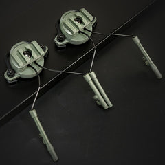 2pcs Adjustable Headset Bracket ARC Rail Adapter for Outdoor Sport Helmet