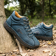 Men's Lace-up PU Boots for Outdoor Camping