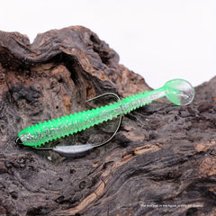 5pcs Offset Fishing Hooks 2g 7g Weighted Soft Bait Hook Jig Worm Hook