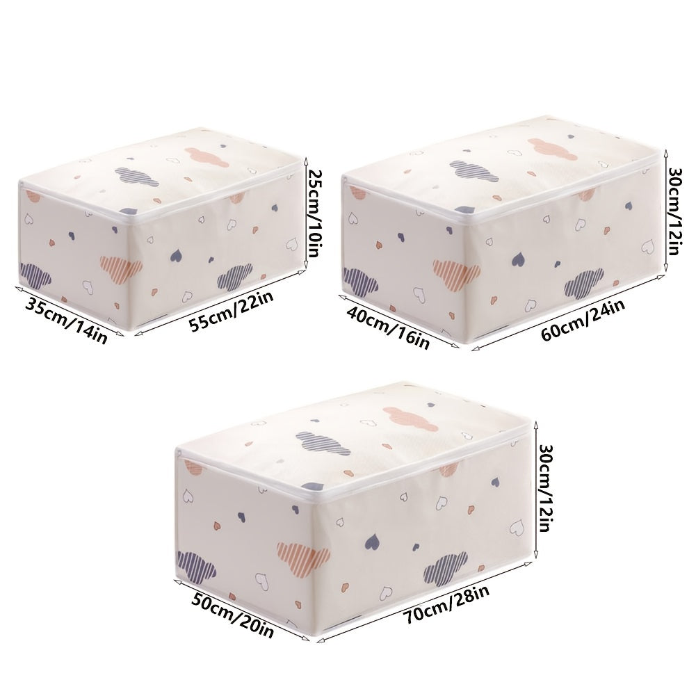 Large Capacity Quilt Organizer for Closet Space Optimization