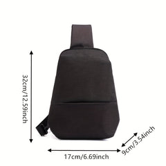 Large Capacity Crossbody Sling Bag Heavy Duty Chest Shoulder Bag