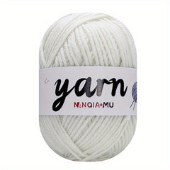 Soft 4-strand 50g Yarn for Crochet & Knitting Projects - Primary Colors