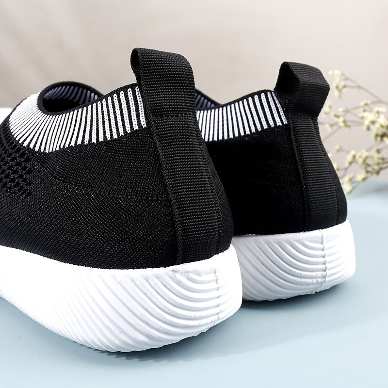 Women's Mesh Slip-On Sneakers Lightweight Running Shoes