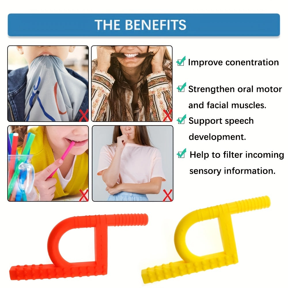 Sensory Chew Toy Oral Motor Teething Tool Silicone Teether for Kids