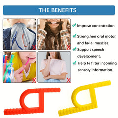 Sensory Chew Toy Oral Motor Teething Tool Silicone Teether for Kids