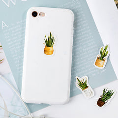 45pcs Cute Plant Stickers for Home Decor