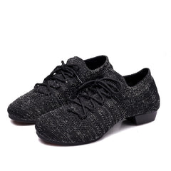 Women's Casual Knitted Trainers Breathable Low Heeled Shoes