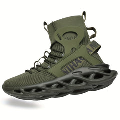 Men's High Top Blade Sneakers for Jogging Tennis Gym