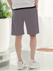 Men's Solid Waist Drawstring Shorts For Summer