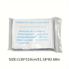 Emergency Thermal Blanket Foil Space Blanket For Outdoor Body Warmer