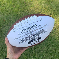 1pc No 9 Football With Air Needle And Pump For Grandson