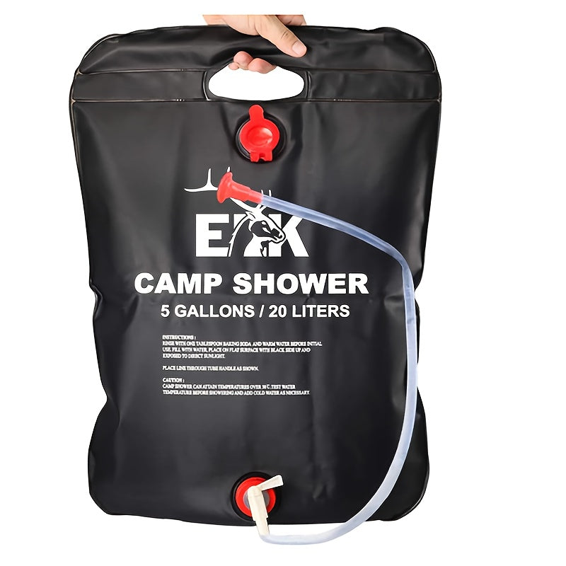 Portable Solar Shower Bag 20L Outdoor Hot Water Bag