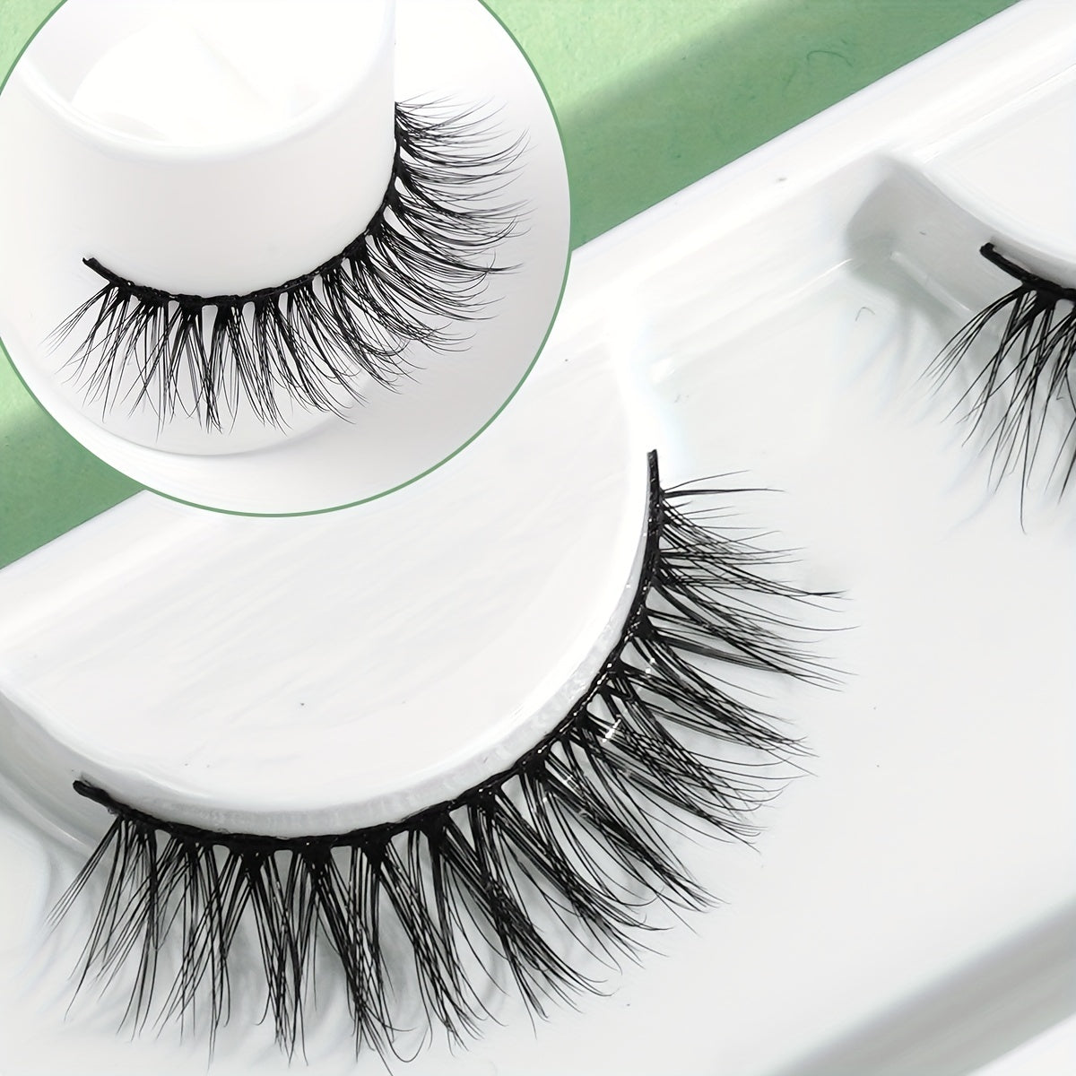 Fluffy Natural Cross False Eyelashes Soft Lashes