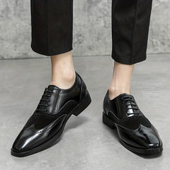 Men's Lace Up Business Shoes Low Top Classic for Many Occasions