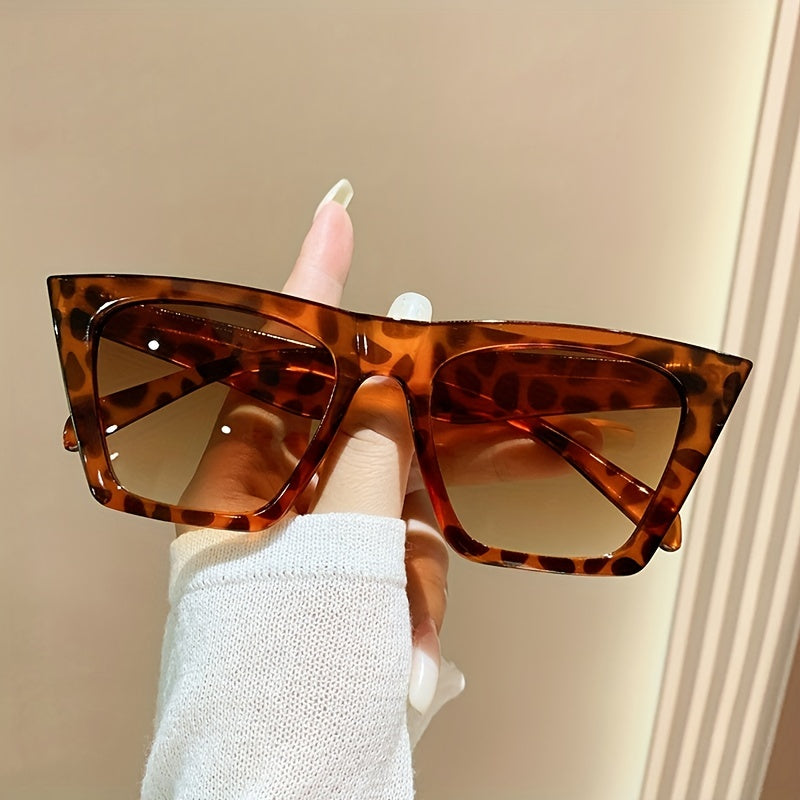 Square Cat Eye Sunglasses UV400 Sun Shades for Beach Travel